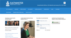 Desktop Screenshot of eastminsterchurch.org