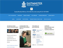 Tablet Screenshot of eastminsterchurch.org